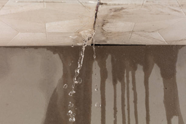 Professional Burst Pipe Cleanup technician working in Atherton, CA